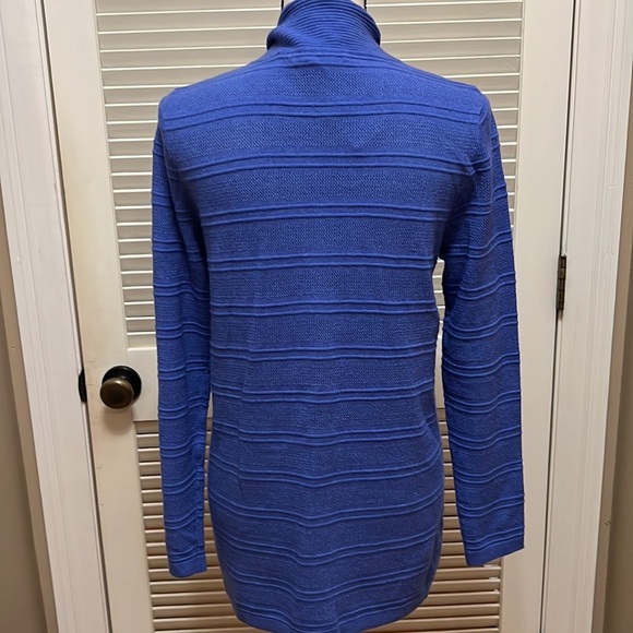 Soft Surroundings Cactus Wren Sweater in Amparo Blue - Picture 9 of 14